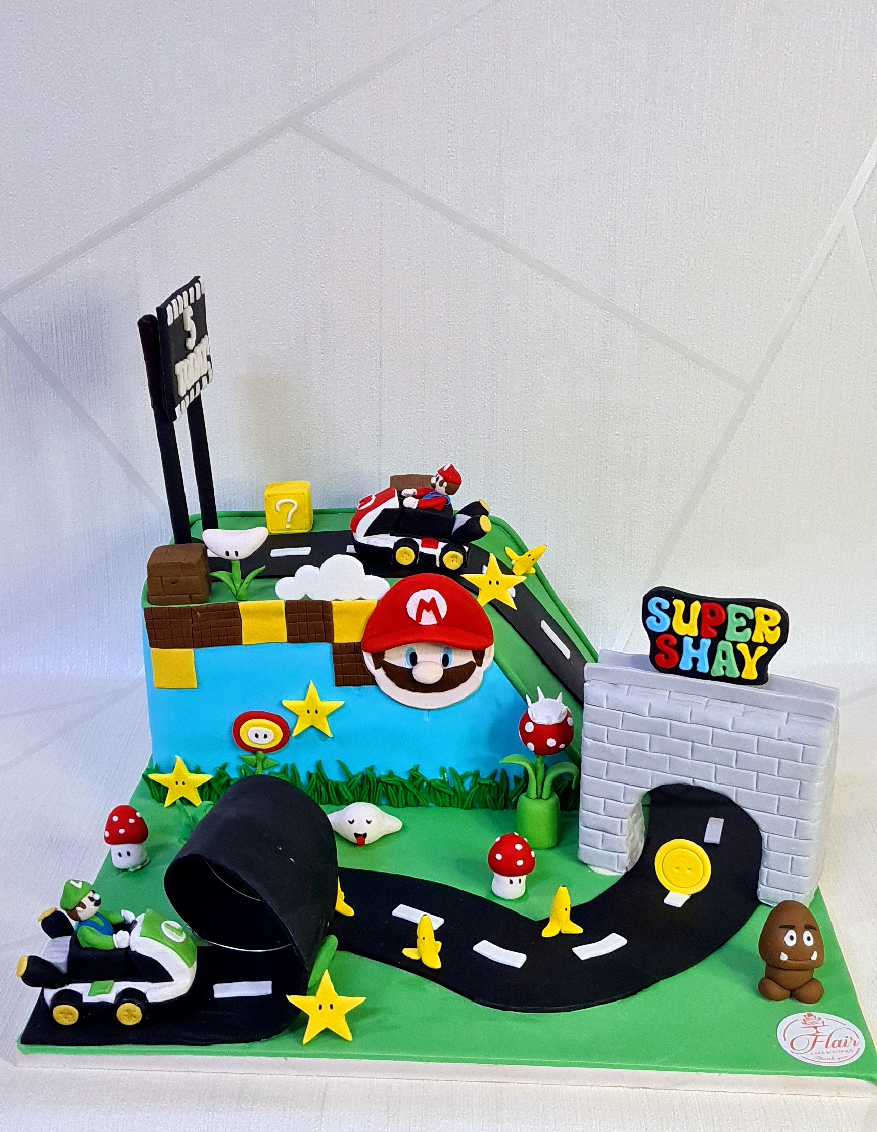 Gâteau Mario kart 