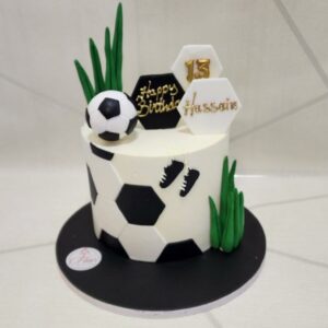 Cristiano Ronaldo Soccer cake, Food & Drinks, Homemade Bakes on Carousell